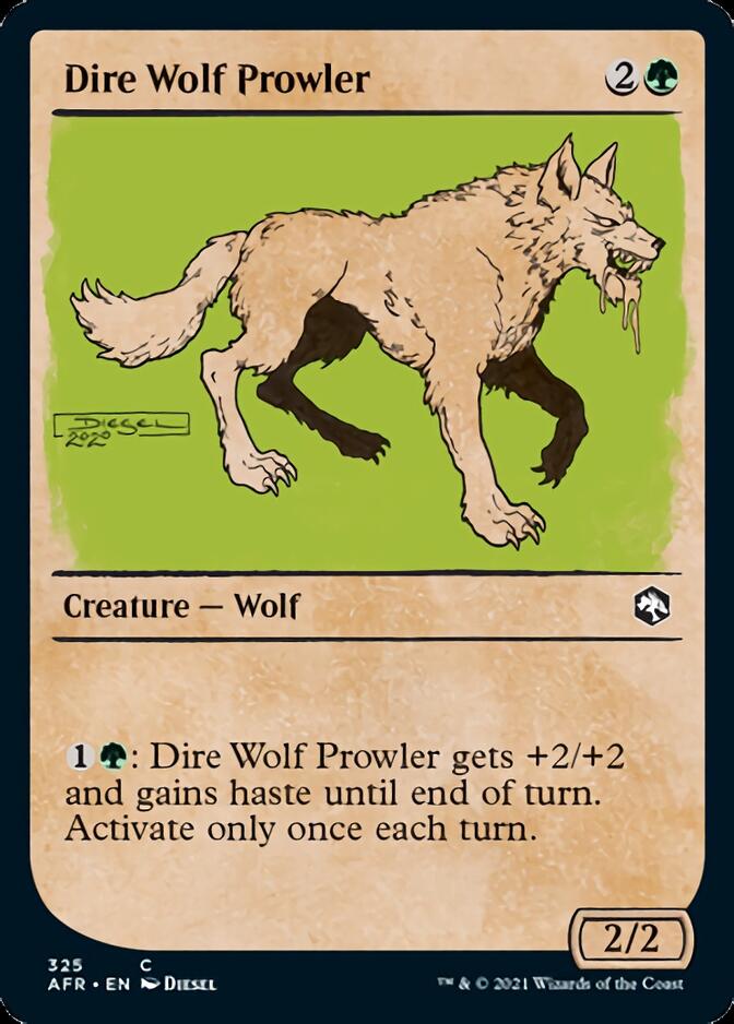 Dire Wolf Prowler (Showcase) [Dungeons & Dragons: Adventures in the Forgotten Realms] 