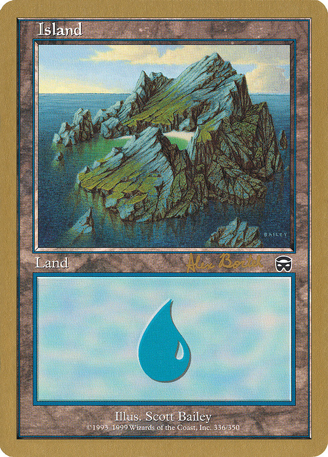 Island (ab336) (Alex Borteh) [World Championship Decks 2001] 