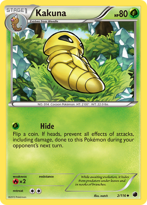 Kakuna (2/116) [Black &amp; White: Plasma Freeze] 