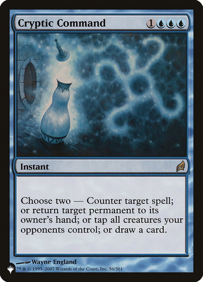 Cryptic Command [The List] 