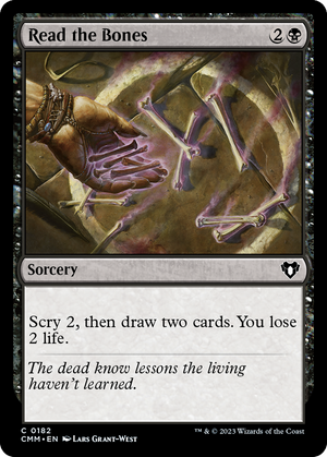 Read the Bones [Commander Masters] 