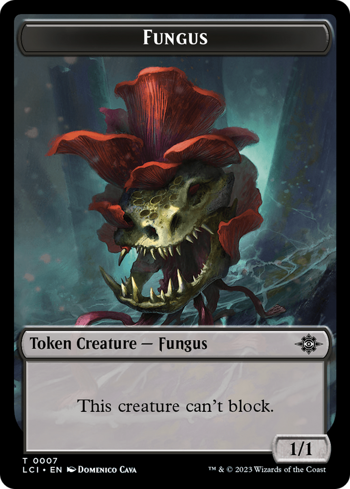 Map // Fungus Double-Sided Token [The Lost Caverns of Ixalan Tokens] 