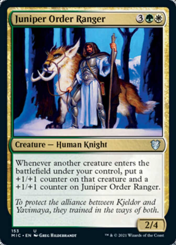 Juniper Order Ranger [Innistrad: Midnight Hunt Commander] 