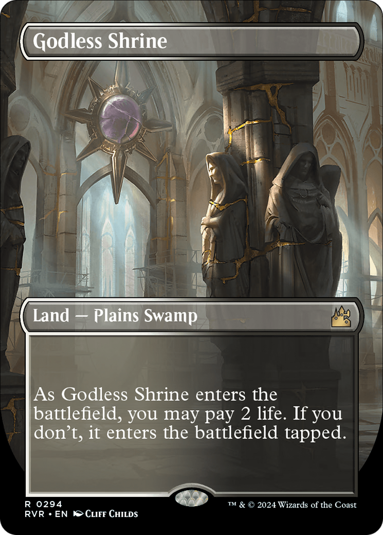 Godless Shrine (Borderless) [Ravnica Remastered] 