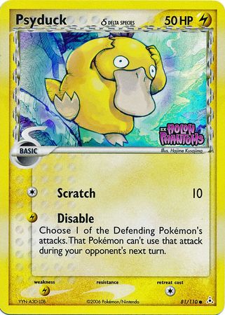 Psyduck (81/110) (Delta Species) (Stamped) [EX: Holon Phantoms] 