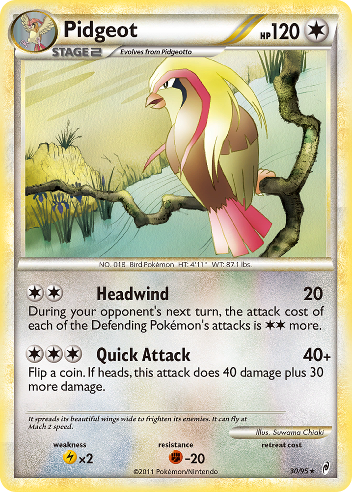 Pidgeot (30/95) [HeartGold &amp; SoulSilver: Call of Legends] 