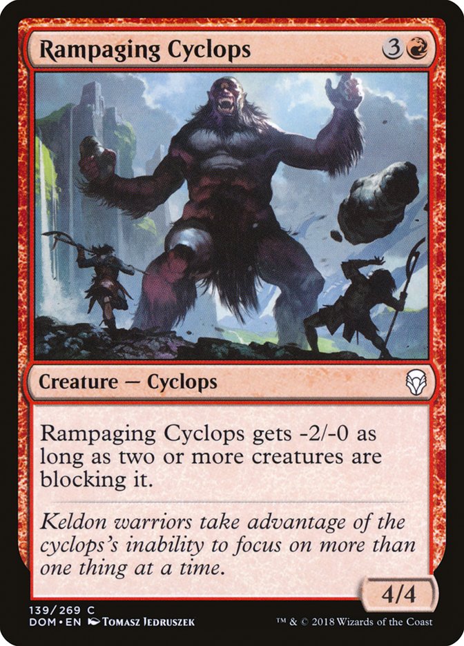 Rampaging Cyclops [Dominaria]