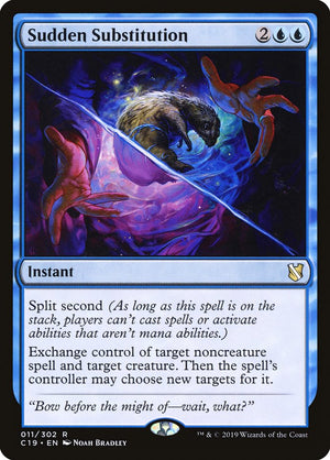 Sudden Substitution [Order 2019] 