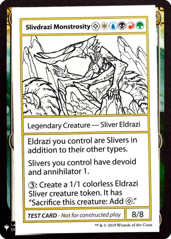 Slivdrazi Monstrosity [Mystery Booster Playtest Cards] 