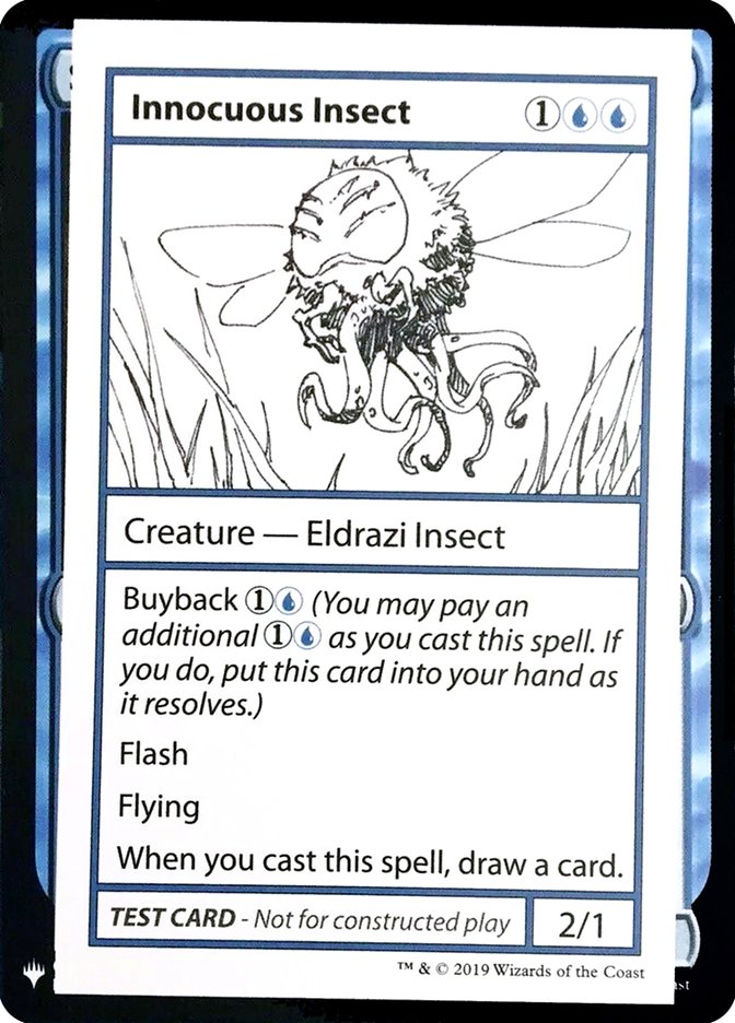 Innocuous Insect [Mystery Booster Playtest Cards] 