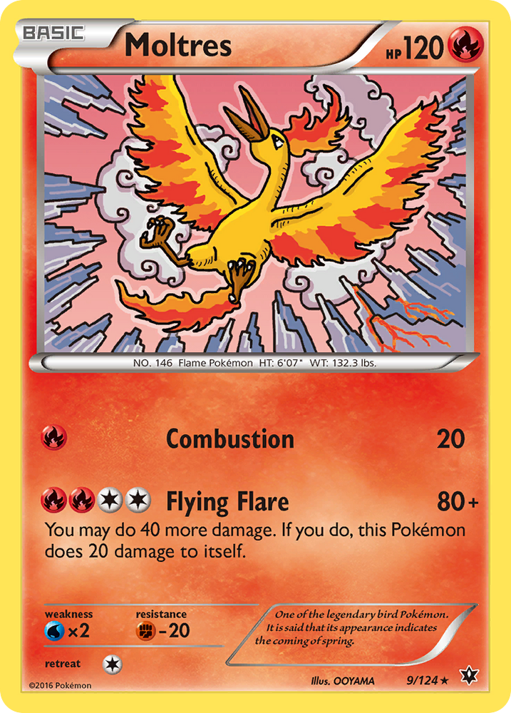 Moltres (9/124) [XY: Fates Collide] 