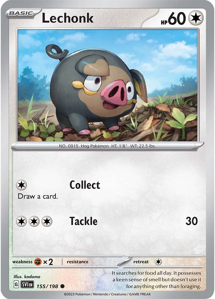 Lechonk (155/198) [Scarlet & Violet: Base Set] 