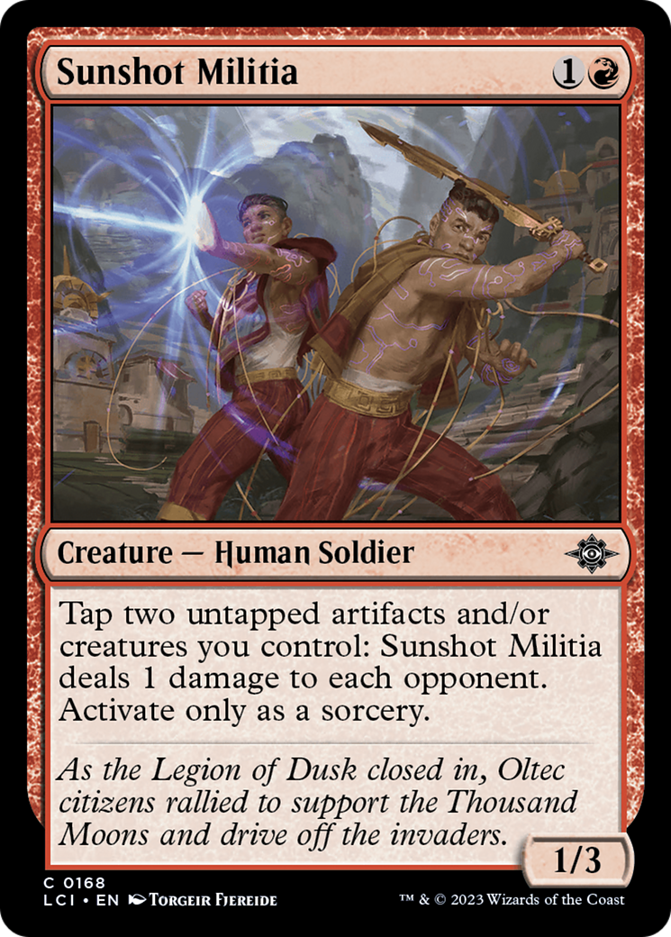 Sunshot Militia [The Lost Caverns of Ixalan] 