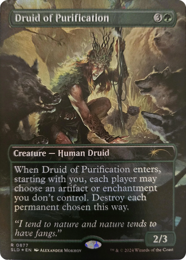 Druid of Purification (Rainbow Foil) [Secret Lair Drop Series]