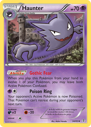 Haunter (34/83) [XY: Generations] 