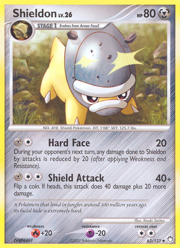 Shieldon (63/123) [Diamond & Pearl: Mysterious Treasures]