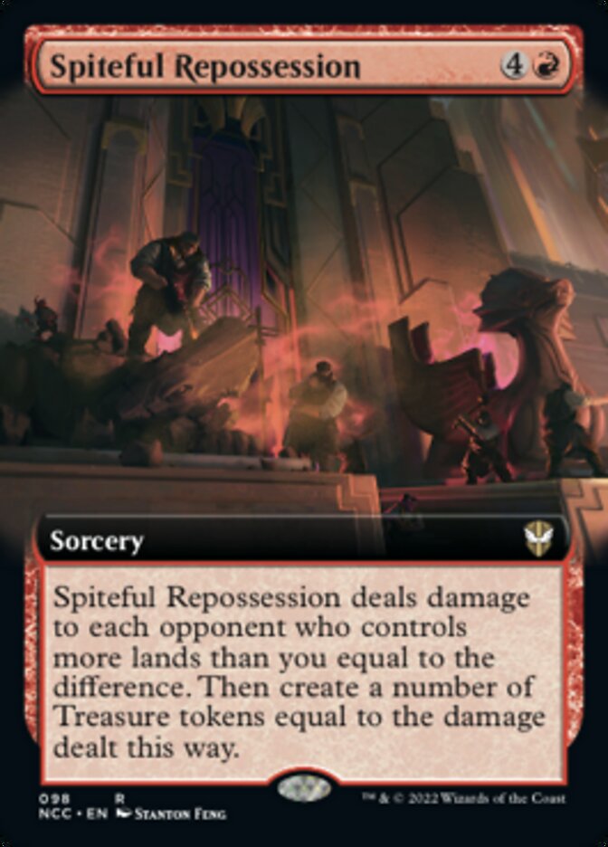 Spiteful Repossession (Extended Art) [Streets of New Capenna Commander] 