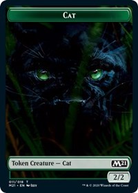 Cat (011) // Pirate Double-Sided Token [Core Set 2021 Tokens] 