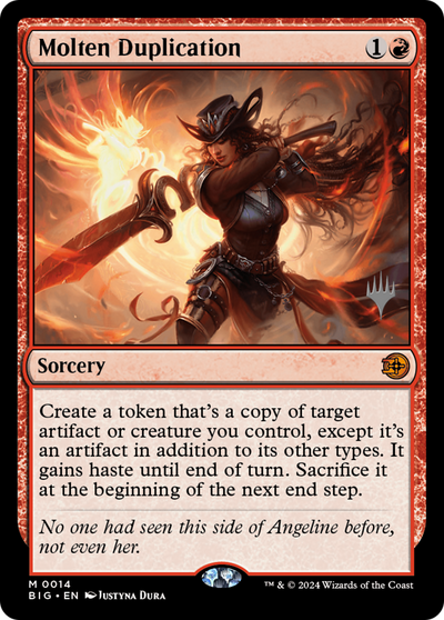 Molten Duplication [Outlaws of Thunder Junction: The Big Score Promos]