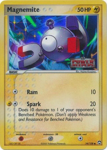 Magnemite (54/108) (Stamped) [EX: Power Keepers] 