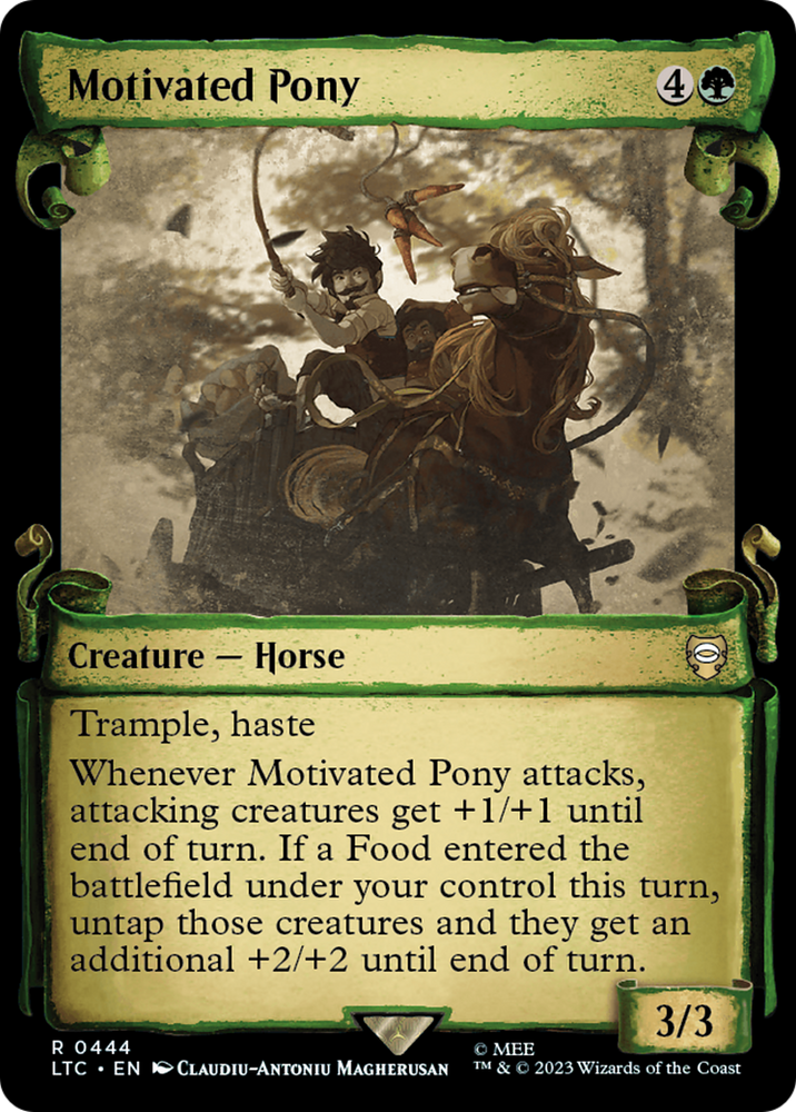 Motivated Pony [The Lord of the Rings: Tales of Middle-Earth Commander Showcase Scrolls] 