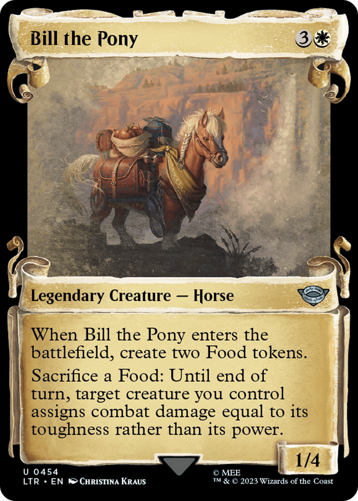 Bill the Pony [The Lord of the Rings: Tales of Middle-Earth Showcase Scrolls] 