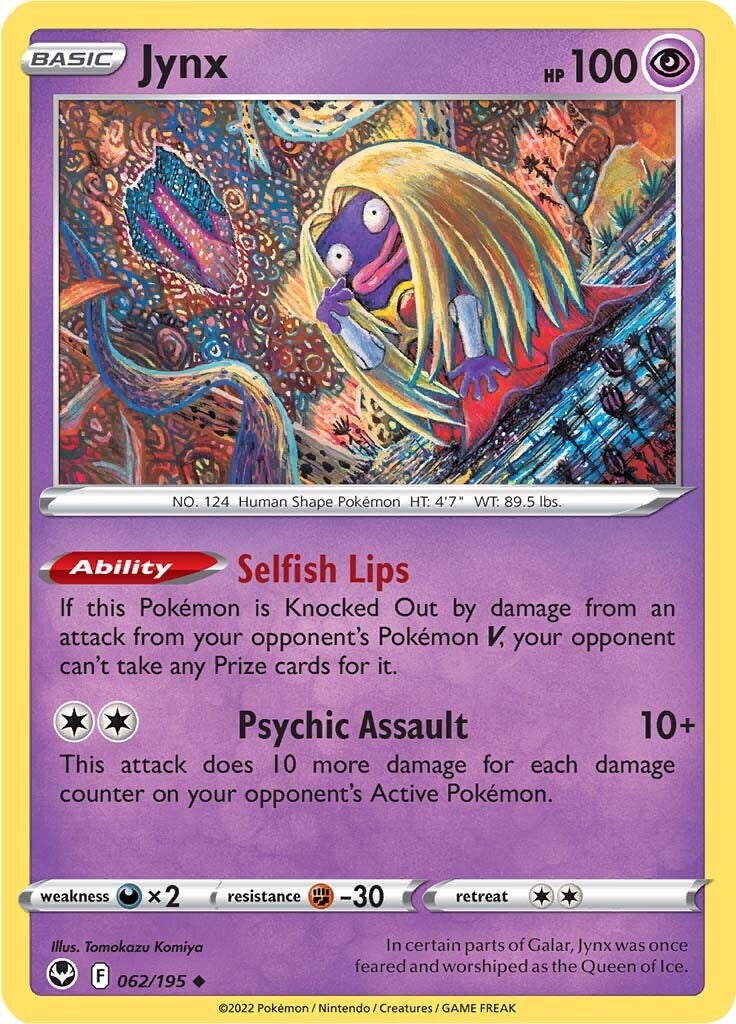 Jynx (062/195) [Sword & Shield: Silver Tempest] 