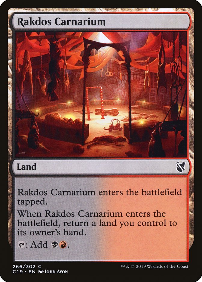 Rakdos Carnarium [Order 2019] 