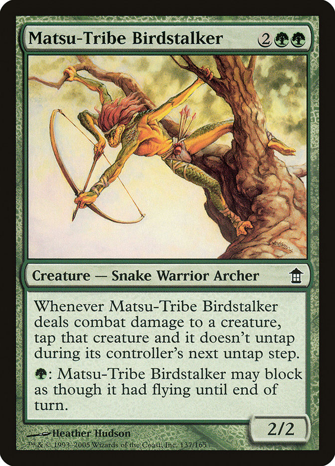 Matsu-Tribe Birdstalker [Saviors of Kamigawa]