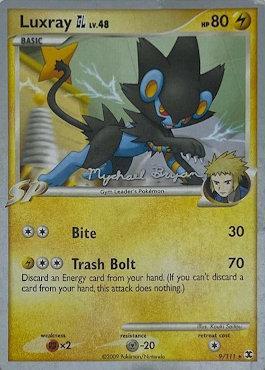 Luxray GL LV.48 (9/111) (Happy Luck - Mychael Bryan) [World Championships 2010]