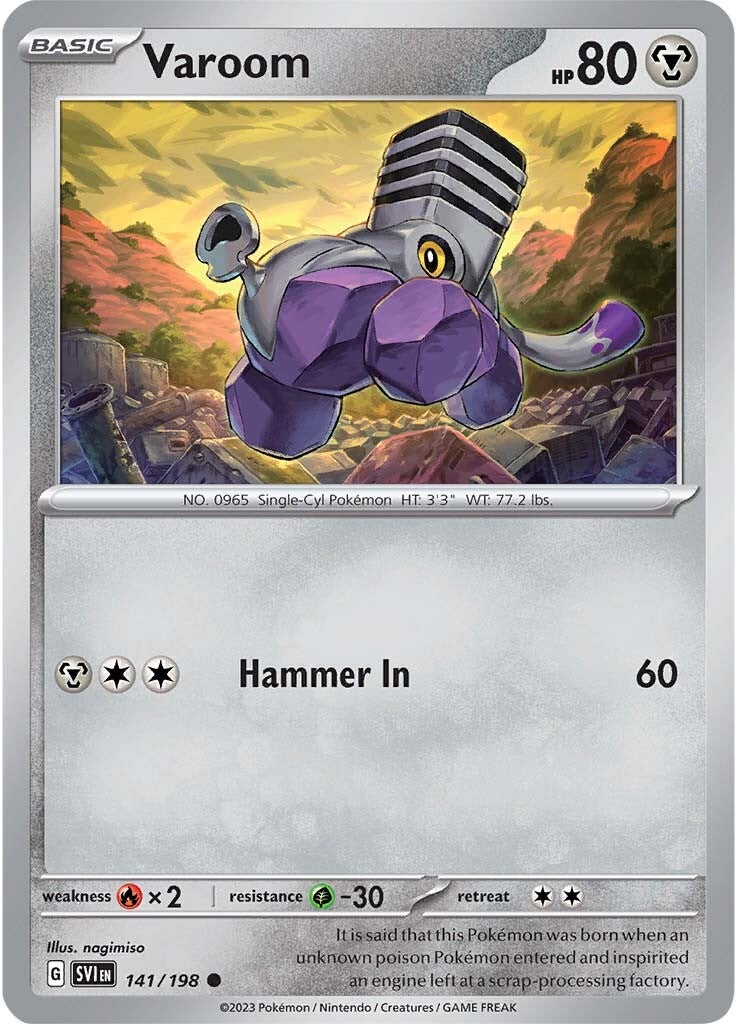 Varoom (141/198) [Scarlet & Violet: Base Set] 