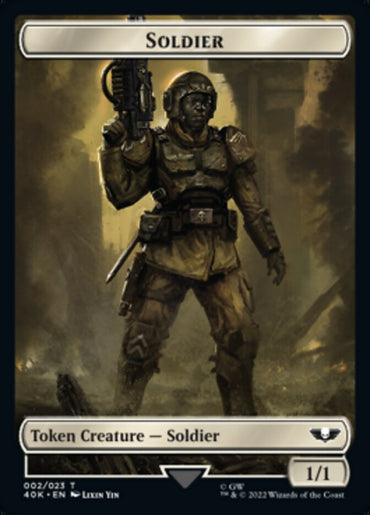 Soldier (002) // Zephyrim Double-Sided Token [Warhammer 40,000 Tokens] 