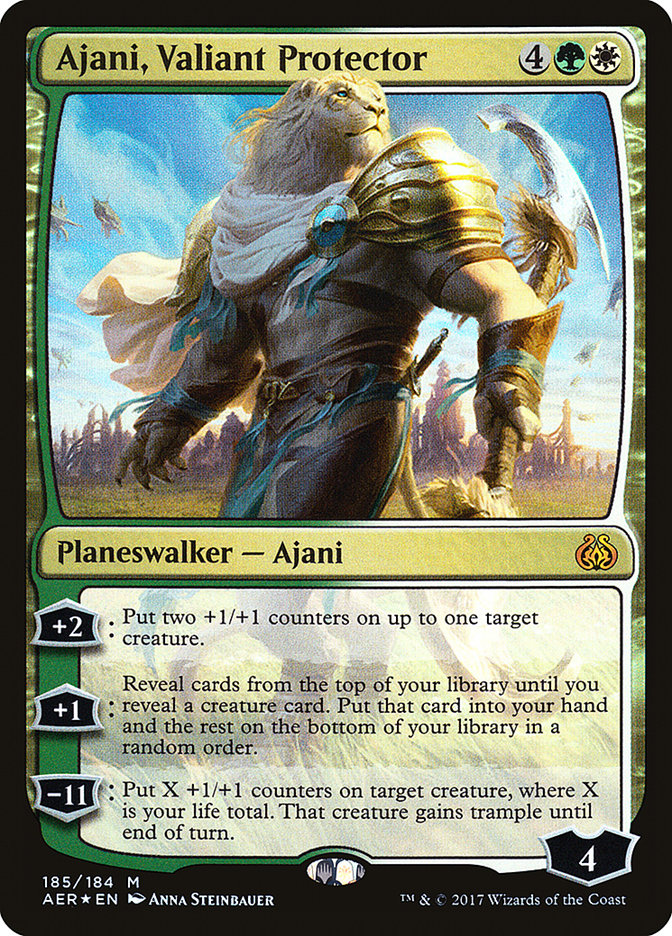 Ajani, Valiant Protector [Aether Revolt] 