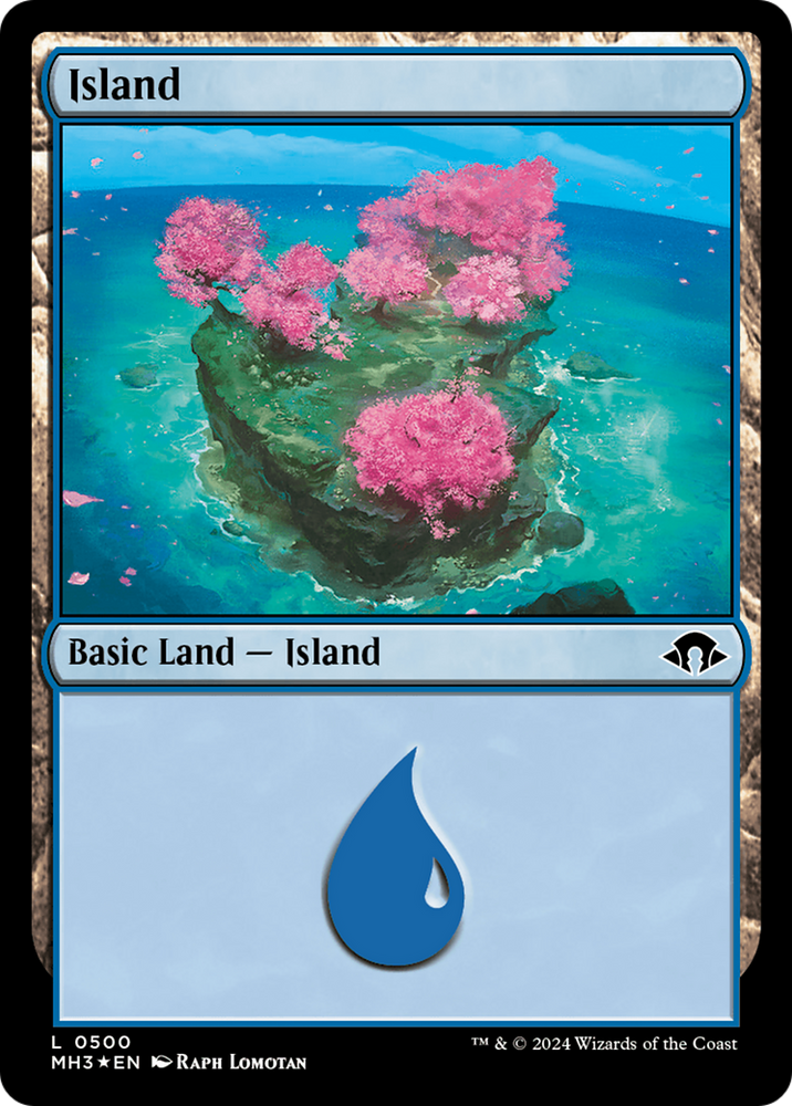 Island (0500) (Ripple Foil) [Modern Horizons 3] 