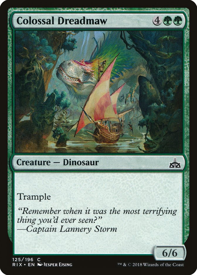 Colossal Dreadmaw [Rivals of Ixalan] 