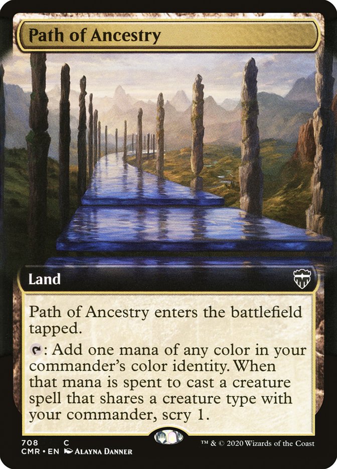 Path of Ancestry (Extended Art) [Commander Legends] 