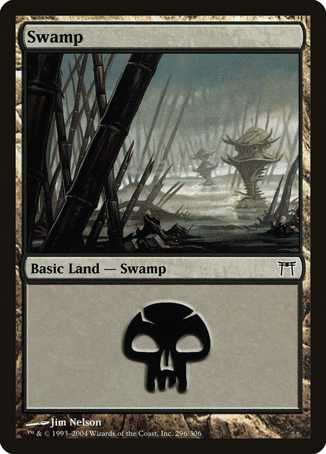 Swamp (296) [Champions of Kamigawa] 