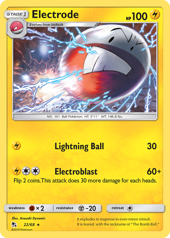 Electrode (22/68) [Sun &amp; Moon: Hidden Fates] 