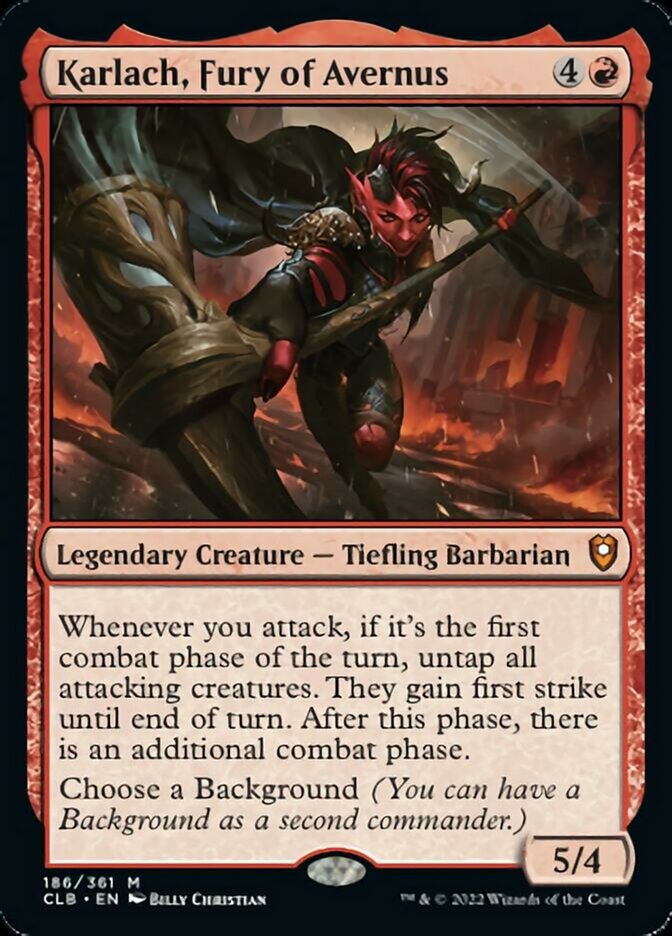 Karlach, Fury of Avernus [Commander Legends: Battle for Baldur's Gate] 