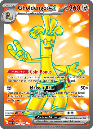 Gholdengo ex (231/182) [Scarlet &amp; Violet: Paradox Rift] 