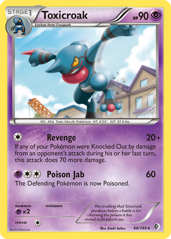 Toxicroak (66/149) [Black &amp; White: Boundaries Crossed] 