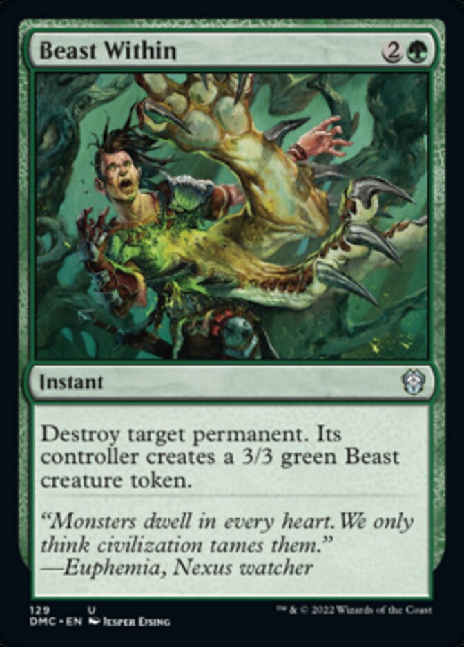 Beast Within [Dominaria United Commander] 