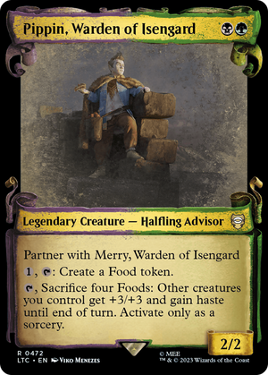 Pippin, Warden of Isengard [The Lord of the Rings: Tales of Middle-Earth Commander Showcase Scrolls] 