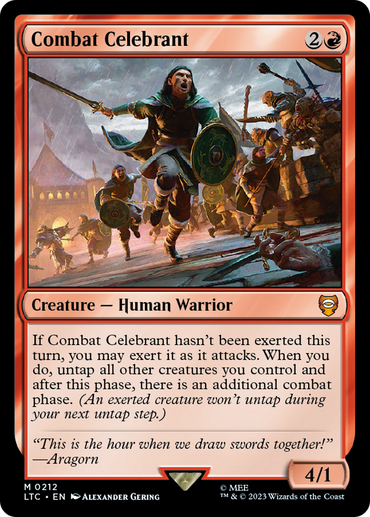 Combat Celebrant [The Lord of the Rings: Tales of Middle-Earth Commander] 