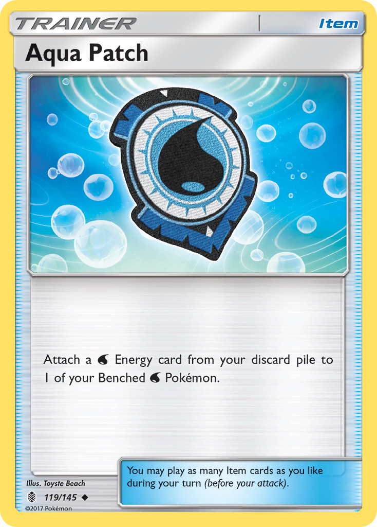 Aqua Patch (119/145) [Sun & Moon: Guardians Rising] 