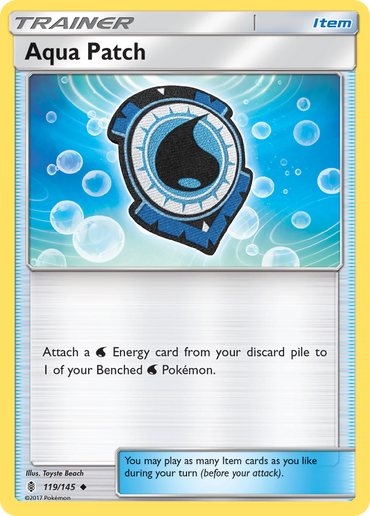 Aqua Patch (119/145) [Sun &amp; Moon: Guardians Rising] 