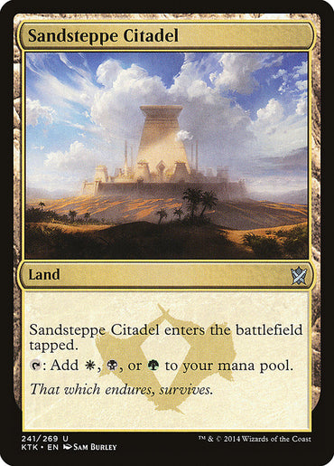 Sandsteppe Citadel [Khans of Tarkir] 