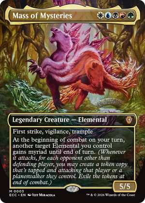 Mass of Mysteries (Borderless) [Lorwyn Eclipsed Commander]
