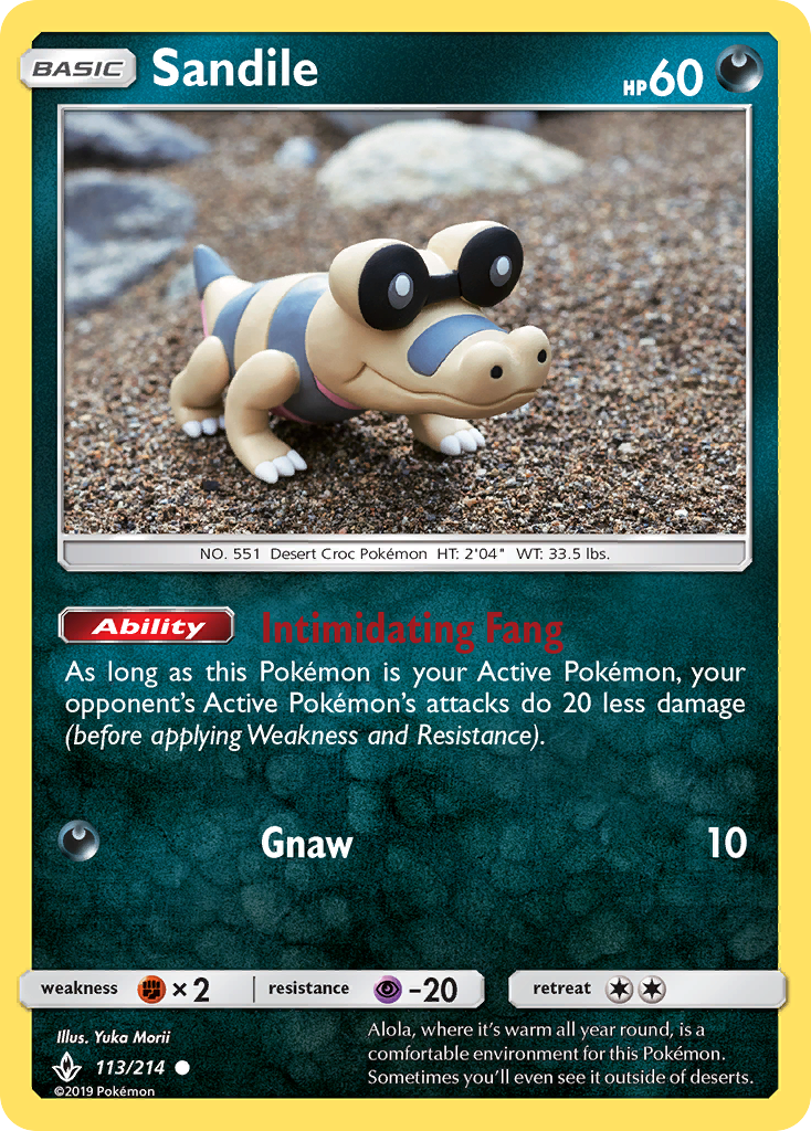 Sandile (113/214) [Sun & Moon: Unbroken Bonds]