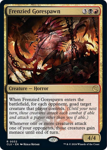 Frenzied Gorespawn [Ravnica: Clue Edition] 